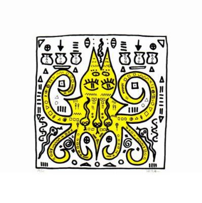 Zeefdruk Henk de Bouter OCTOPUS Zeefdruk Henk de Bouter OCTOPUS