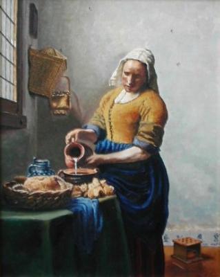Het melkmeisje van Vermeer Het melkmeisje van Vermeer