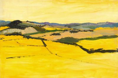 Paysage Jaune/ geel landschap Paysage Jaune/ geel landschap