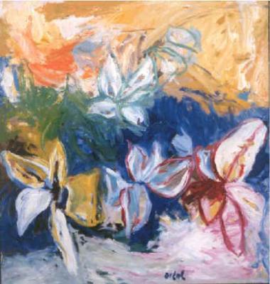 Flowers and butterfly Flowers and butterfly
