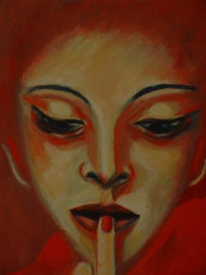 woman in red woman in red