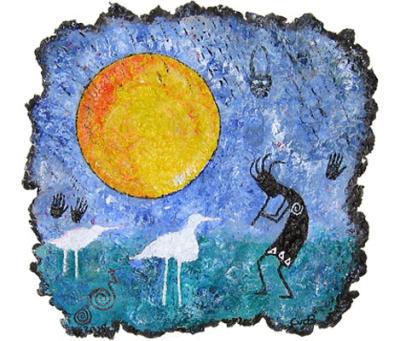 Kokopelli And The Birds Kokopelli And The Birds