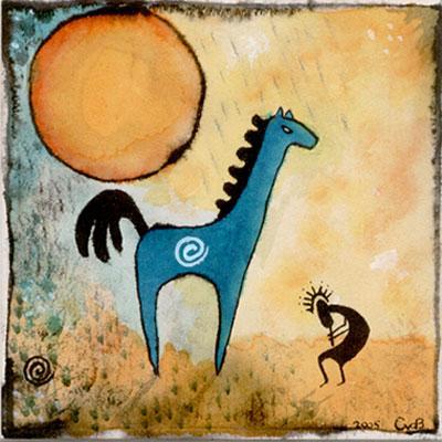 Kokopelli And The Horse Spirit Kokopelli And The Horse Spirit