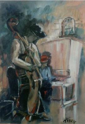 Bassist en pianiste Bassist en pianiste